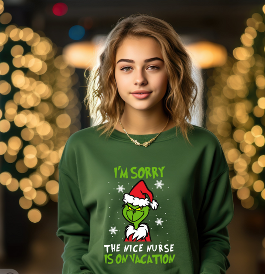 Nurse Grinch Sweatshirts (Copy)