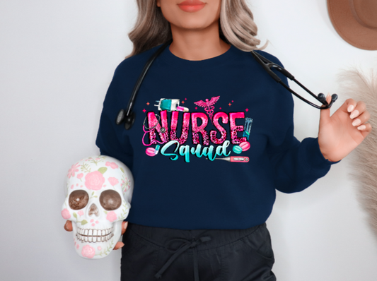 Nurse Squad Theme Sweatshirts